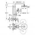 Душова система Grohe Tempesta Cosmopolitan 26224001 - Фото 1