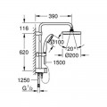 Душова система із перемикачем Grohe New Tempesta System (27389002) - Фото 1