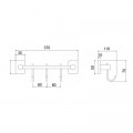Крючок Q-tap Liberty CRM 1154-3 - Фото 1