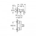 Змішувач для душу Grohe Lineare New (33865001) - Фото 1