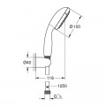 Душовий набір з тримачем, 2 режими струменя Grohe New Tempesta Classic (26164001) - Фото 1
