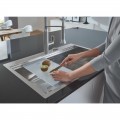 Мийка кухонна Grohe EX Sink K1000 (подвійне крило зліва) (31581SD0) - Фото 6