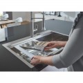 Мийка кухонна Grohe EX Sink K1000 (подвійне крило зліва) (31581SD0) - Фото 9