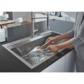 Мийка кухонна Grohe EX Sink K1000 (подвійне крило зліва) (31581SD0) - Фото 10