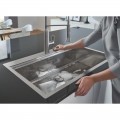 Мийка кухонна Grohe EX Sink K1000 (подвійне крило зліва) (31581SD0) - Фото 12
