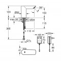 Смеситель для раковины бесконтактный Grohe BauCosmopolitan E 36453000 - Фото 1