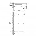 Полотенцедержатель Grohe Essentials Authentic 40654001 - Фото 1