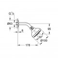 Душовий комплект прихованого монтажу Grohe EX Euroeco New (26000004) - Фото 1