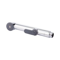 Лійка для гігієнічного душу Qtap Rucni округла QTCRMA021 Chrome/Grey