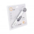 Лійка для гігієнічного душу Qtap Rucni округла QTCRMA021 Chrome/Grey - Фото 1