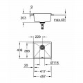 Кухонная мойка Grohe Sink K700 Undermount 31653AP0 - Фото 3