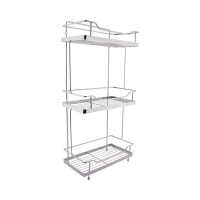 Полка універсальна Lidz Radom 0608 3 ярусна LDRAD0608CRM32486 Chrome