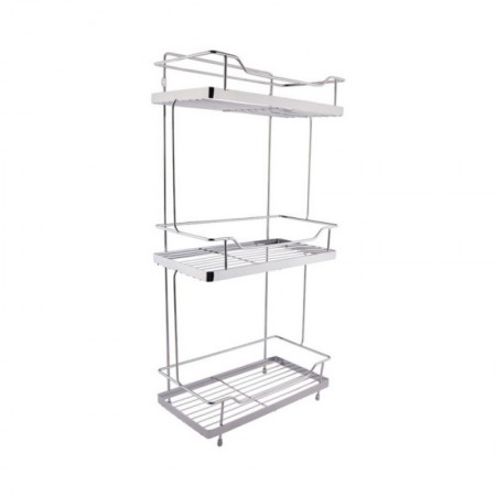 Полка універсальна Lidz Radom 0608 3 ярусна LDRAD0608CRM32486 Chrome