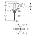 Смеситель для кухни Grohe BauEco 31680000 - Фото 3