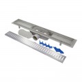Трап линейный Q-tap Dry FA304-800 с нержавеющей решеткой 800х73 - Фото 5