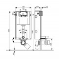 Инсталляция для унитаза Qtap Nest QT0134M429 - Фото 11
