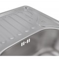 Кухонная мойка Lidz 6642 Micro Decor 0,8 мм (LIDZ664208MICDEC) - Фото 3