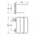 Полиця для рушників у ванну Grohe Selection (41066000) - Фото 1