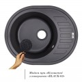 Кухонная мойка Lidz 620x500/200 BLA-03 (LIDZBLA03615500200) - Фото 2