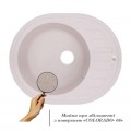 Кухонная мойка Lidz 620x500/200 COL-06 (LIDZCOL06615500200) - Фото 2