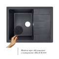 Кухонная мойка Lidz 650x500/200 BLA-03 (LIDZBLA03650500200) - Фото 2