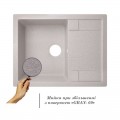 Кухонная мойка Lidz 650x500/200 GRA-09 (LIDZGRA09650500200) - Фото 2
