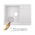 Кухонная мойка Lidz 650x500/200 WHI-01 (LIDZWHI01650500200) - Фото 2