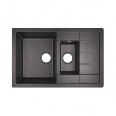Кухонная мойка Lidz 780x495/200 BLA-03 (LIDZBLA03780495200)