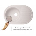 Кухонная мойка Lidz 780x500/200 COL-06 (LIDZCOL06780500200) - Фото 2