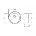 Кухонная мойка Lidz D510/200 BLA-03 (LIDZBLA03D510200) - Фото 3