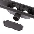 Трап линейный Q-tap Dry FF304-600MBLA с нержавеющей решеткой 600х73 - Фото 4