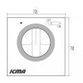 Термостат Icma комнатный электромеханический On-Off №P311 - Фото 1
