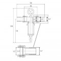 Самопромывной фильтр Icma 1/2" №751 (83751AD05) - Фото 1