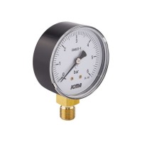 Манометр радиальный Icma 1/4" 0-10 бар, нижнее подключение №244