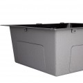Мойка для кухни интегрированная Lidz Handmade H5050B (LDH5050BPVD43619) Brushed Black PVD 3,0/1,0 мм - Фото 5