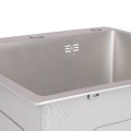 Мийка для кухні інтегрована Lidz Handmade H5050G (LDH5050GPVD43620) Brushed Grey PVD 3,0/1,0 мм - Фото 4