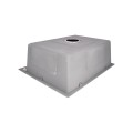 Мийка для кухні інтегрована Lidz Handmade H6050G (LDH6050GPVD43622) Brushed Grey PVD 3,0/1,0 мм - Фото 3