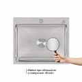 Мойка для кухни интегрированная Lidz Handmade H6050 (LDH6050BRU35371) Brushed Steel 3,0/1,0 мм - Фото 2