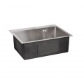 Мойка для кухни интегрированная Lidz Handmade H6050 (LDH6050BRU35371) Brushed Steel 3,0/1,0 мм - Фото 3