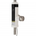 Проточний кран-водонагрівач кухонний для кухні Lidz Warm 059 LDWAR059WNK35878 White / Nickel - Фото 3