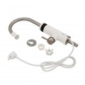 Проточний кран-водонагрівач кухонний для кухні Lidz Warm 059 LDWAR059WNK35878 White / Nickel - Фото 5