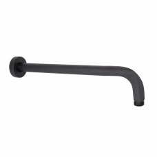 Кронштейн для верхнего душа Qtap Trubice 400 мм округлый QTTRU120BLM45927 Black Matt
