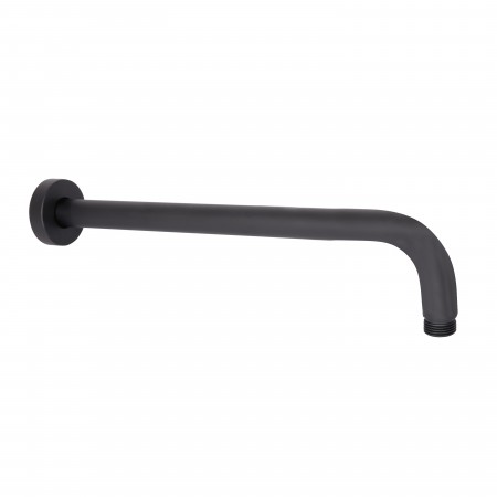 Кронштейн для верхнего душа Qtap Trubice 400 мм округлый QTTRU120BLM45927 Black Matt