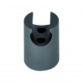 Тримач для ручного душу Qtap Spojeni округлий QT829910842854GRP Graphite - Фото 1