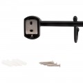 Держатель для полотенца Qtap Liberty 4 крючка 450 мм QTLIBBLM1154-4 Black - Фото 2