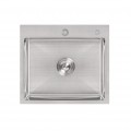 Мийка для кухні інтегрована Lidz Handmade H5045 (LDH5045BRU35383) Brushed Steel 3,0/1,0  мм - Фото 6