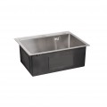 Мийка для кухні інтегрована Lidz Handmade H5045 (LDH5045BRU35383) Brushed Steel 3,0/1,0  мм - Фото 5
