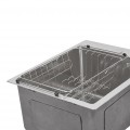 Набор 3 в 1 Lidz кухонная мойка H6050 3.0/0.8 мм Brush + сушилка + дозатор для моющего средства - Фото 9
