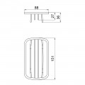 Мильниця Qtap Liberty QTLIBCRM11561 Chrome - Фото 1
