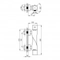 Смеситель термостатический для душа Zkrouceny 40T105C - Фото 4